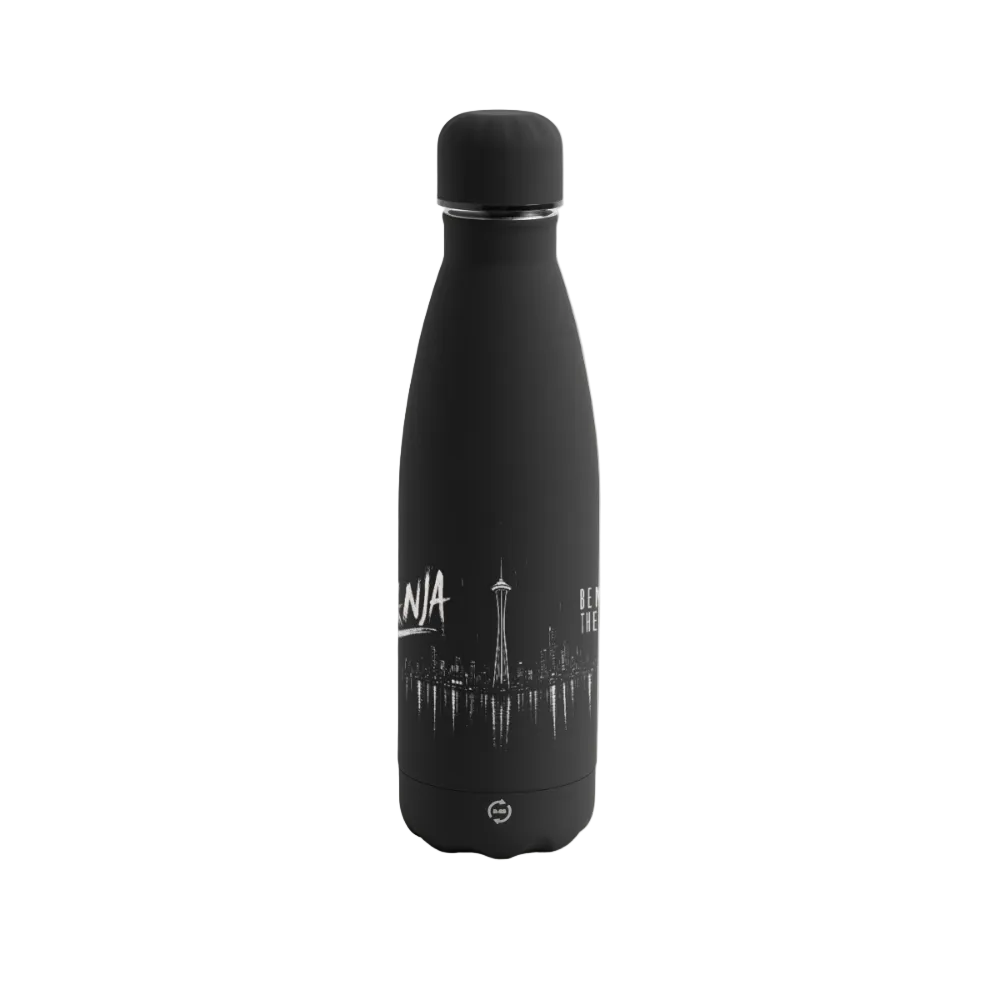 Sanja · Isolierflasche - Schwarz
