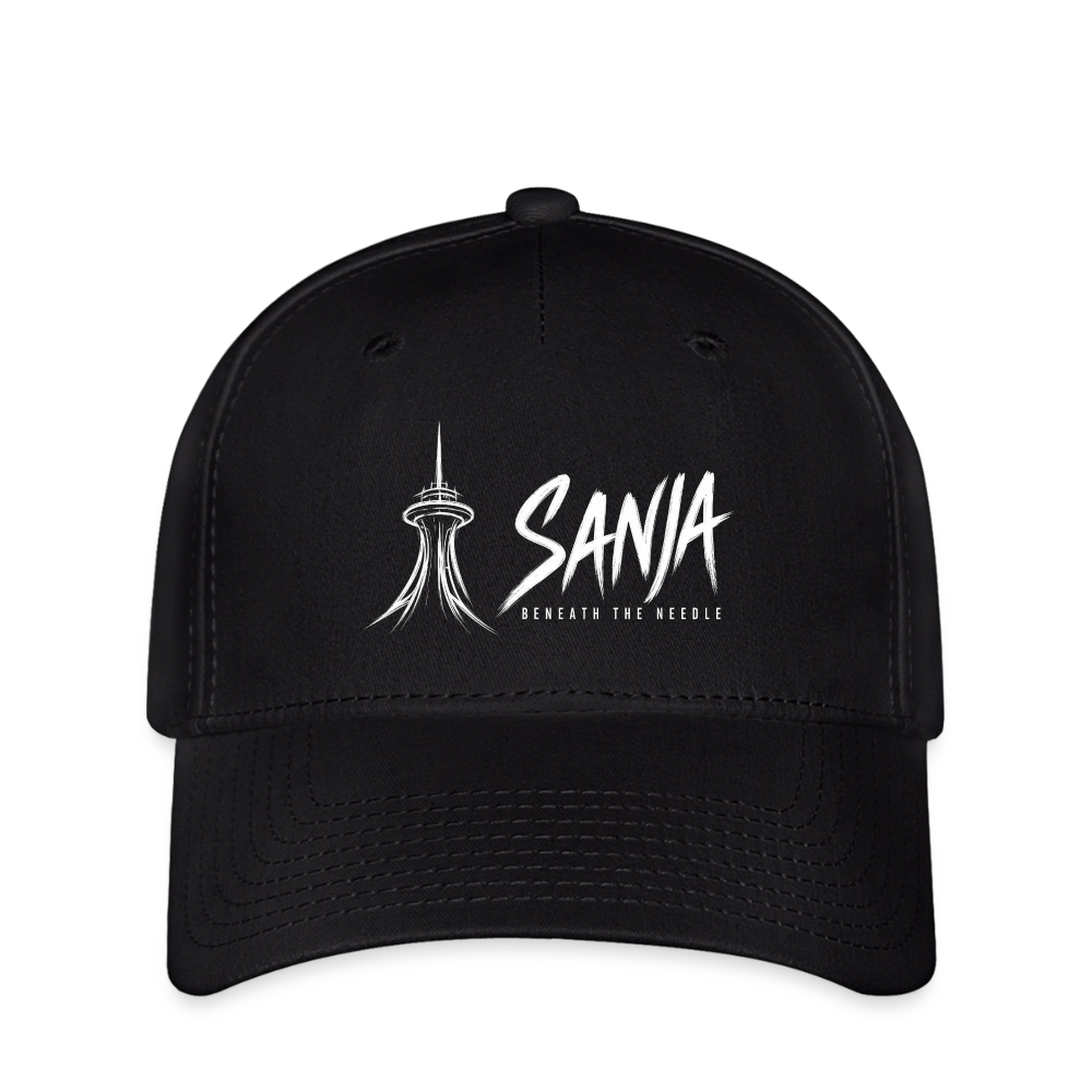 Sanja · Flexfit Cap - Schwarz